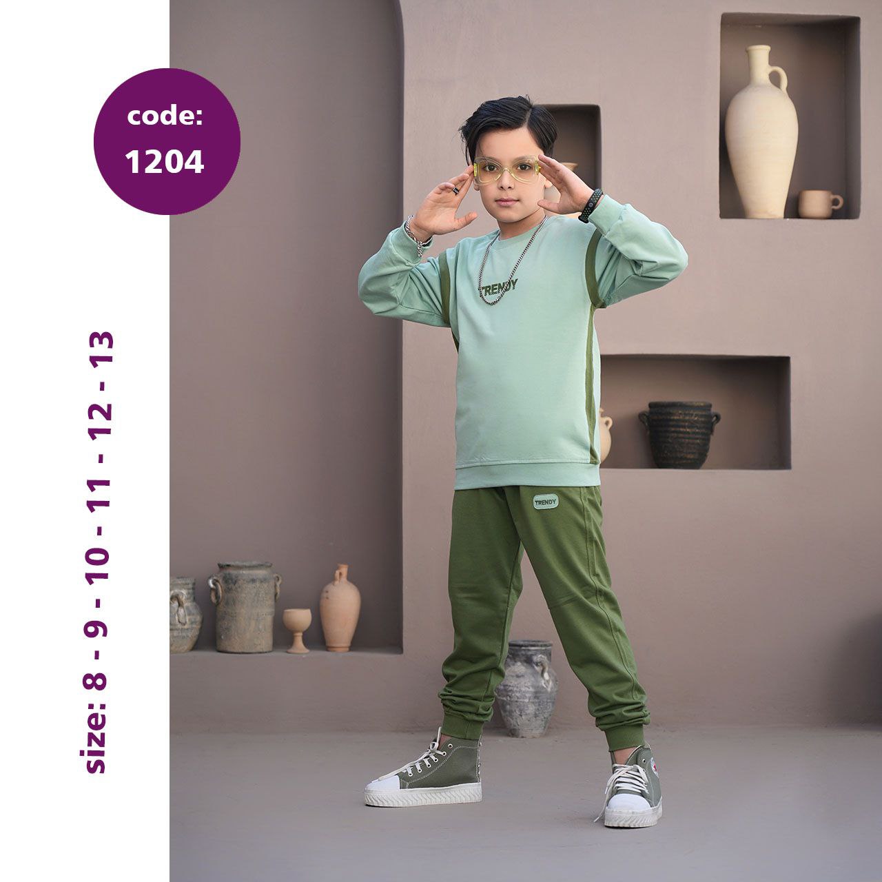 ست بلوز و شلوار مدل ترندی