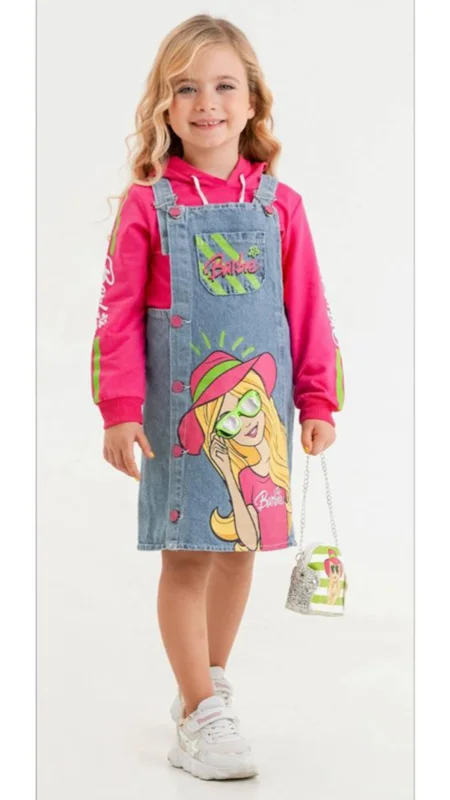 ست بیلر و هودی و کیف ترک مدل باربی