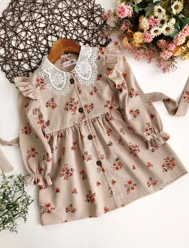 پیراهن مخمل کبریتی مدل دلناز