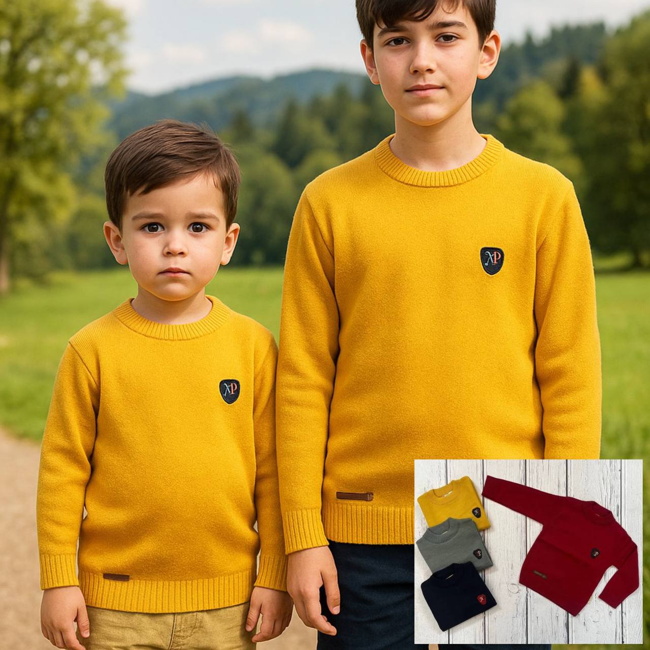 بلوز بافت ساده پسرانه مدل نیکاد